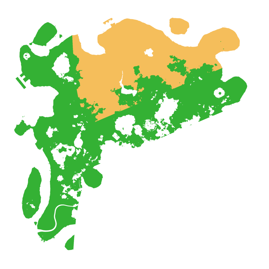 Biome Rust Map: Procedural Map, Size: 4000, Seed: 893541
