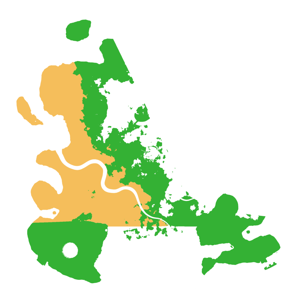 Biome Rust Map: Procedural Map, Size: 3500, Seed: 480276223