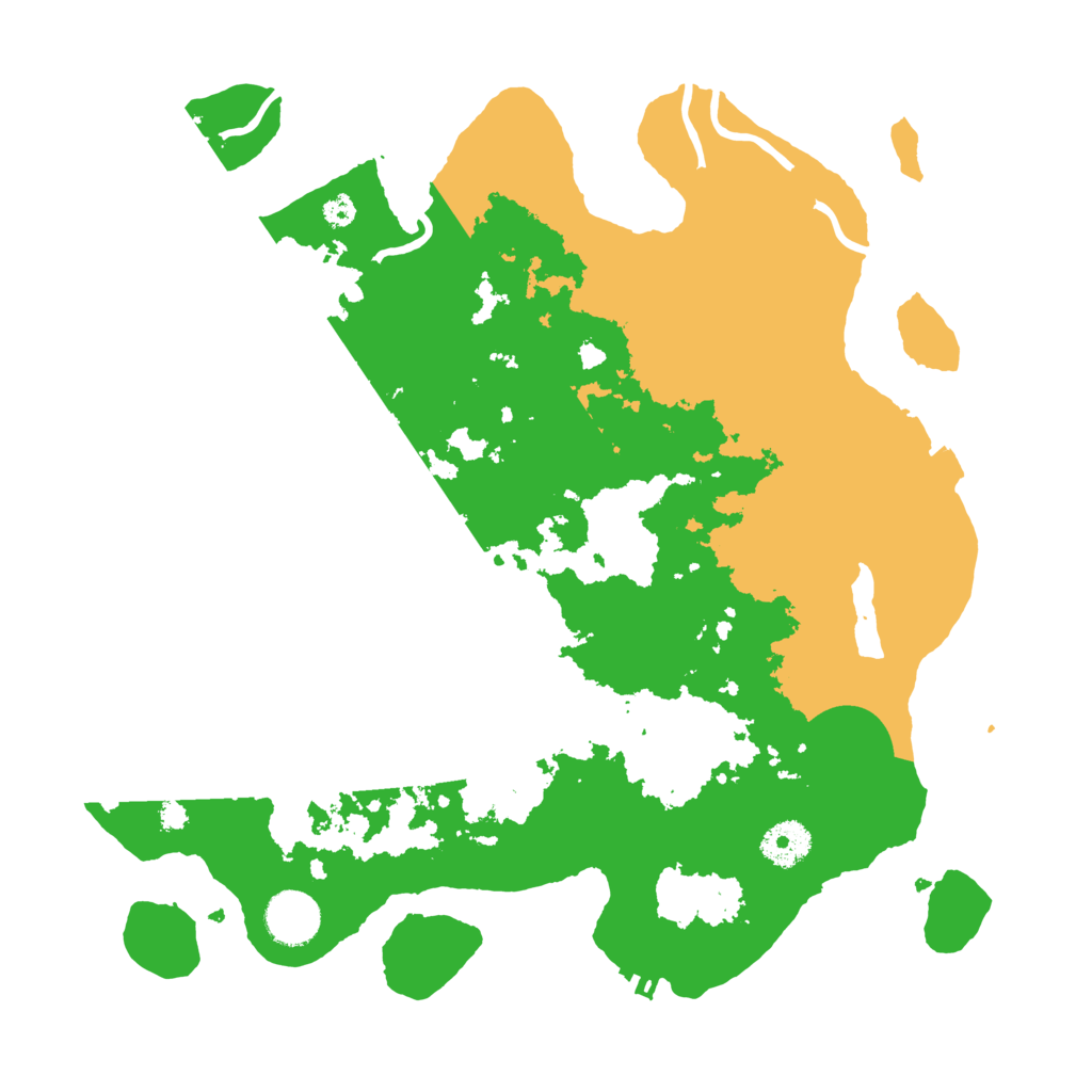 Biome Rust Map: Procedural Map, Size: 3500, Seed: 1565990110