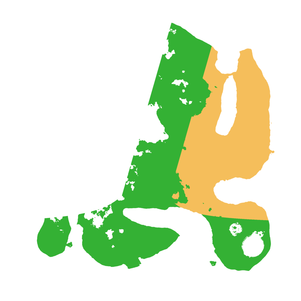 Biome Rust Map: Procedural Map, Size: 2500, Seed: 1485045618