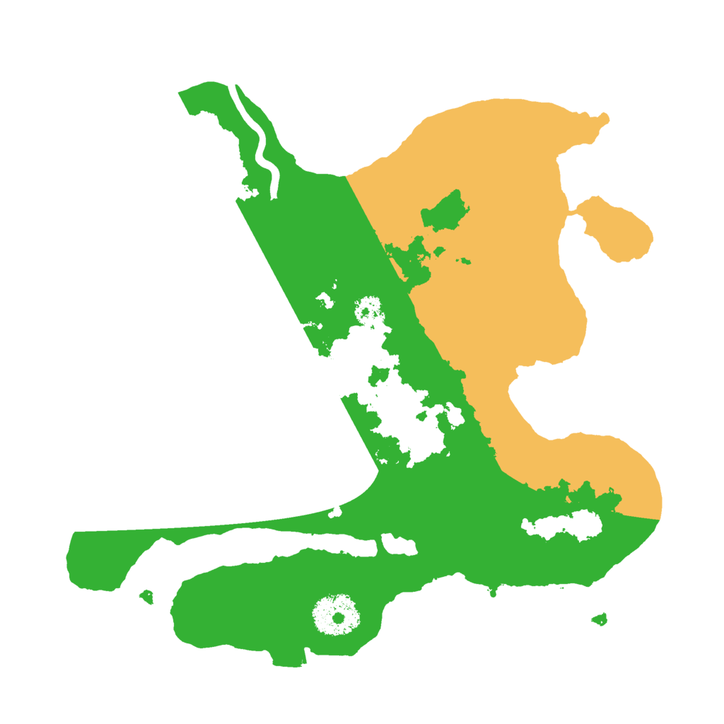 Biome Rust Map: Procedural Map, Size: 2500, Seed: 20230803