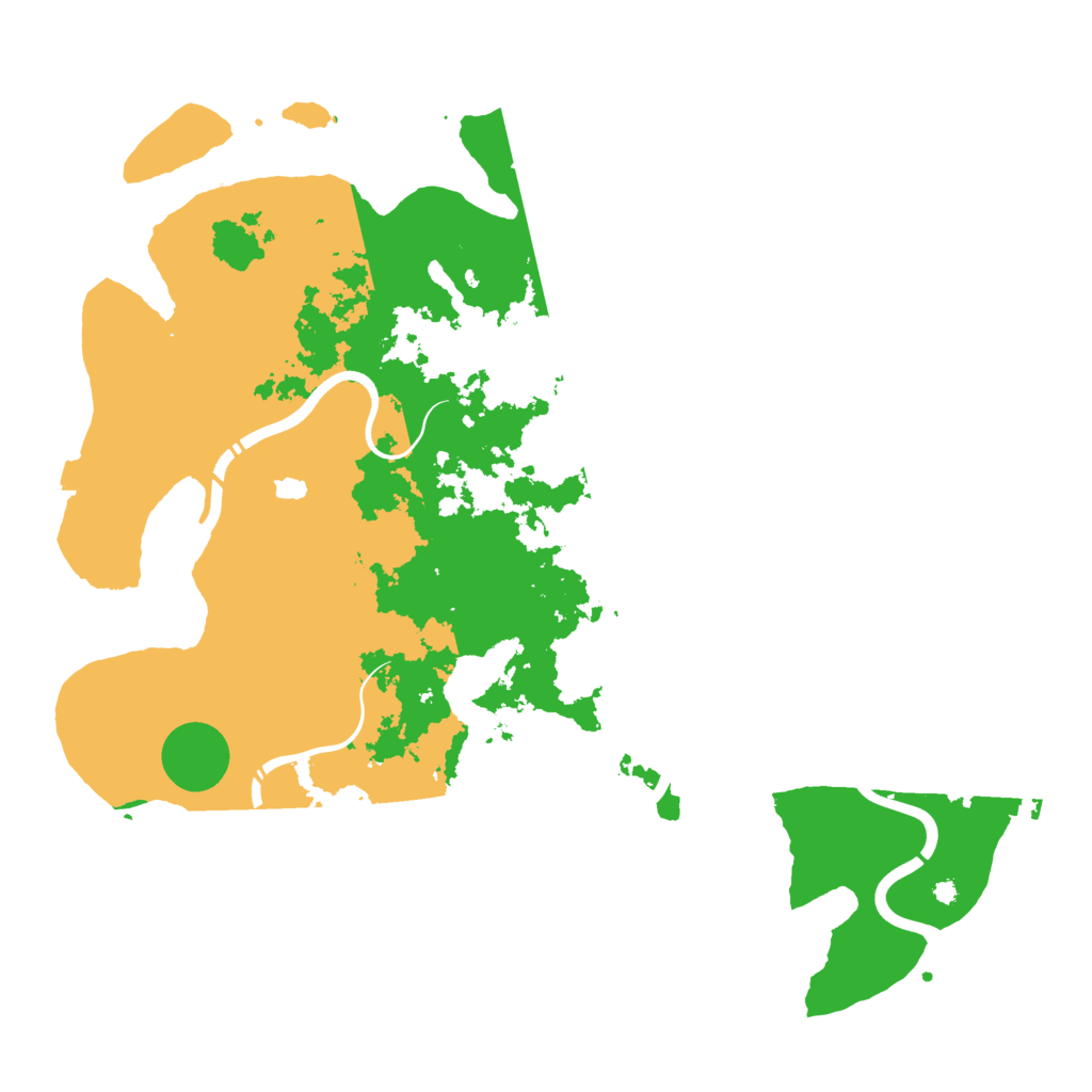 Biome Rust Map: Procedural Map, Size: 4250, Seed: 1607253151