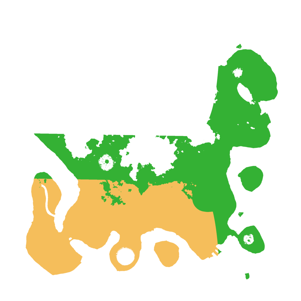 Biome Rust Map: Procedural Map, Size: 3000, Seed: 891839890