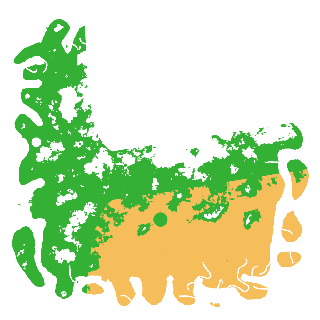 Biome Rust Map: Procedural Map, Size: 6000, Seed: 59615785