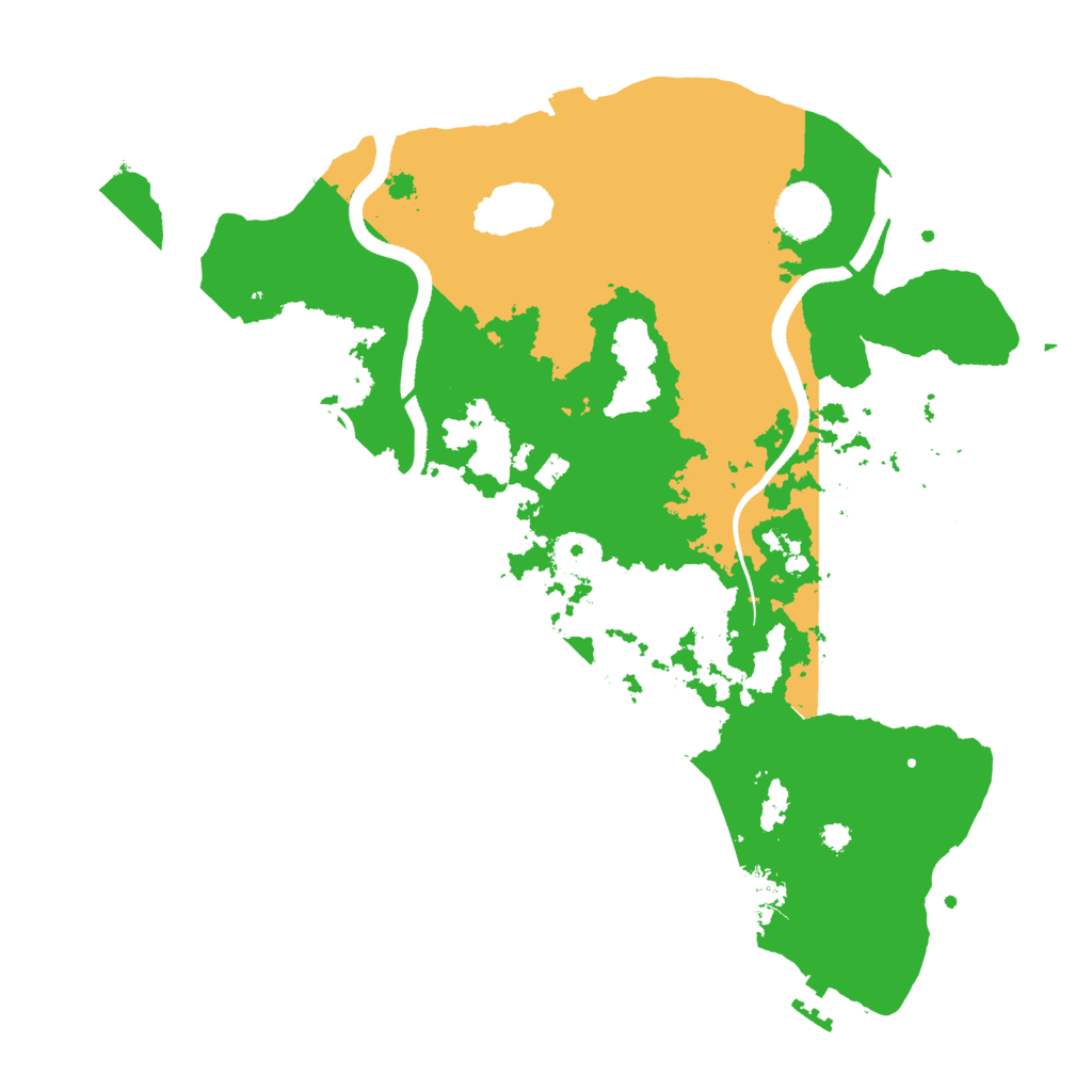 Biome Rust Map: Procedural Map, Size: 3500, Seed: 1085035770