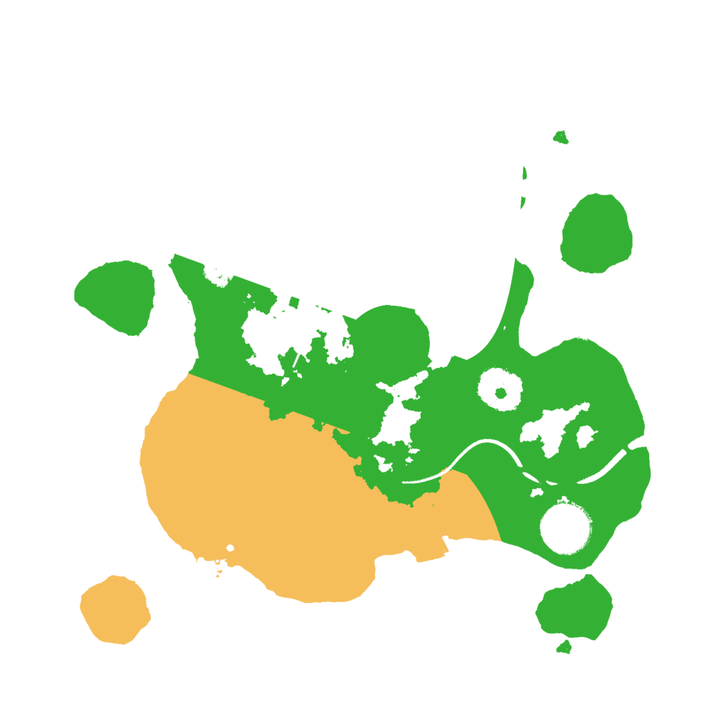 Biome Rust Map: Procedural Map, Size: 2500, Seed: 431387861