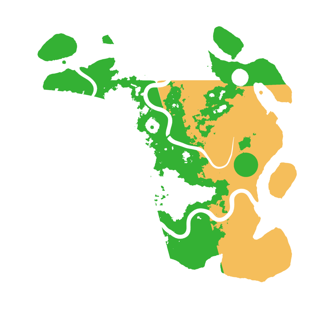 Biome Rust Map: Procedural Map, Size: 3500, Seed: 768544577