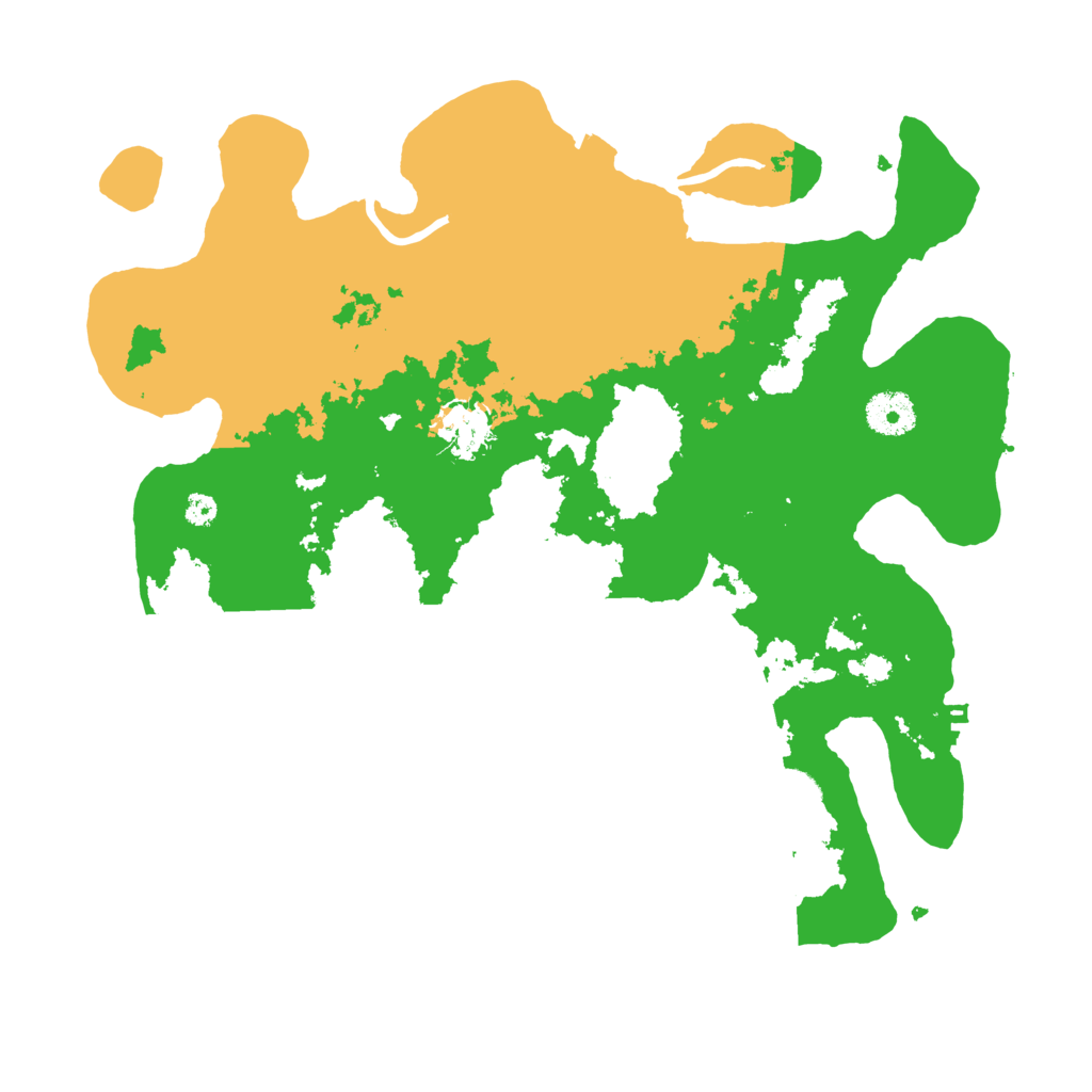 Biome Rust Map: Procedural Map, Size: 3500, Seed: 8824435