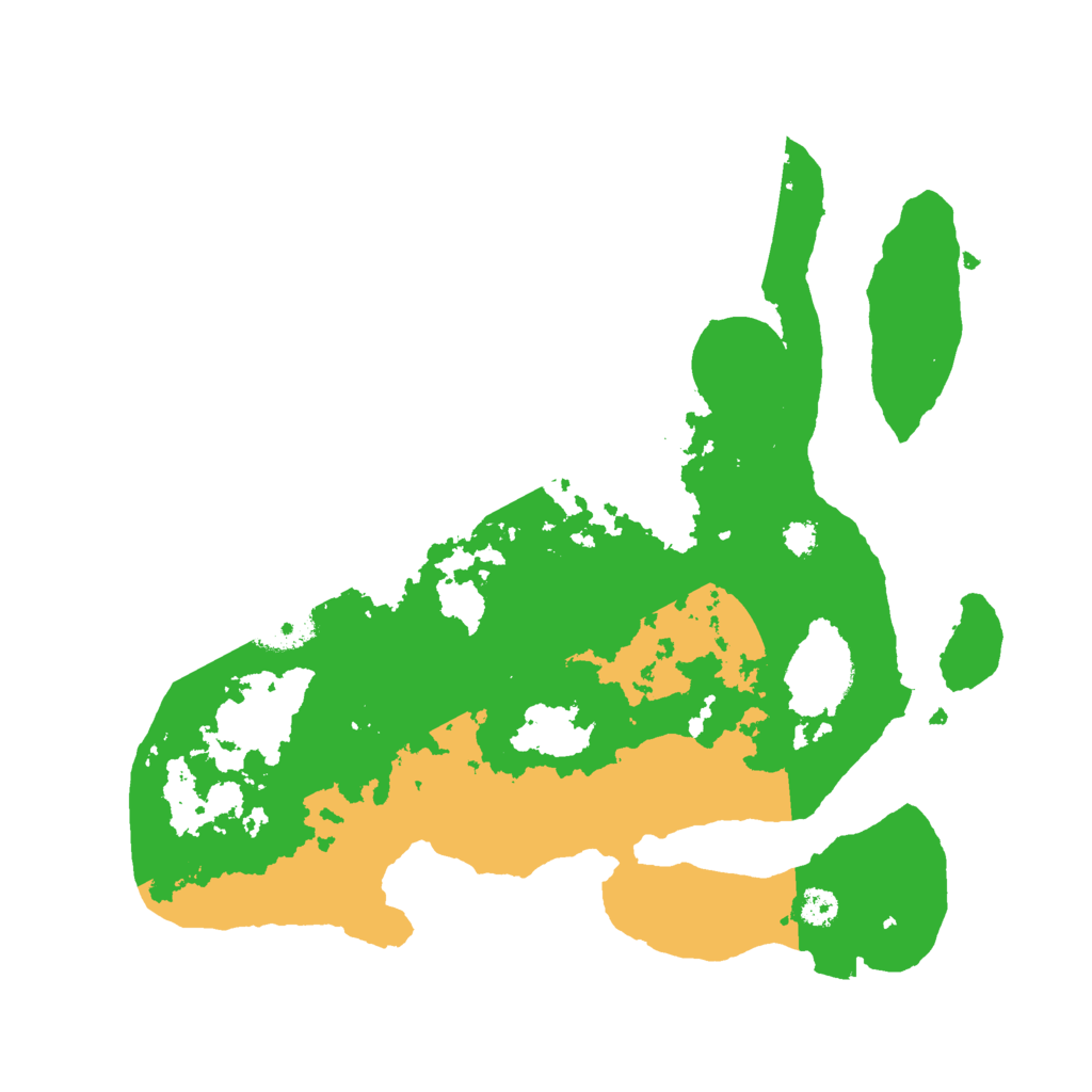 Biome Rust Map: Procedural Map, Size: 3000, Seed: 1623390