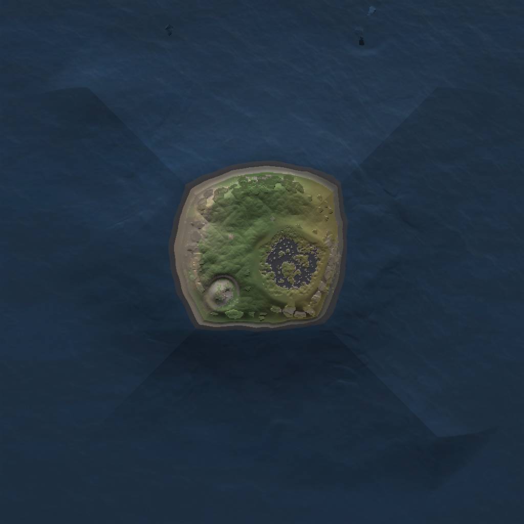 Rust Map: Procedural Map, Size: 1000, Seed: 157207881, 3 Monuments