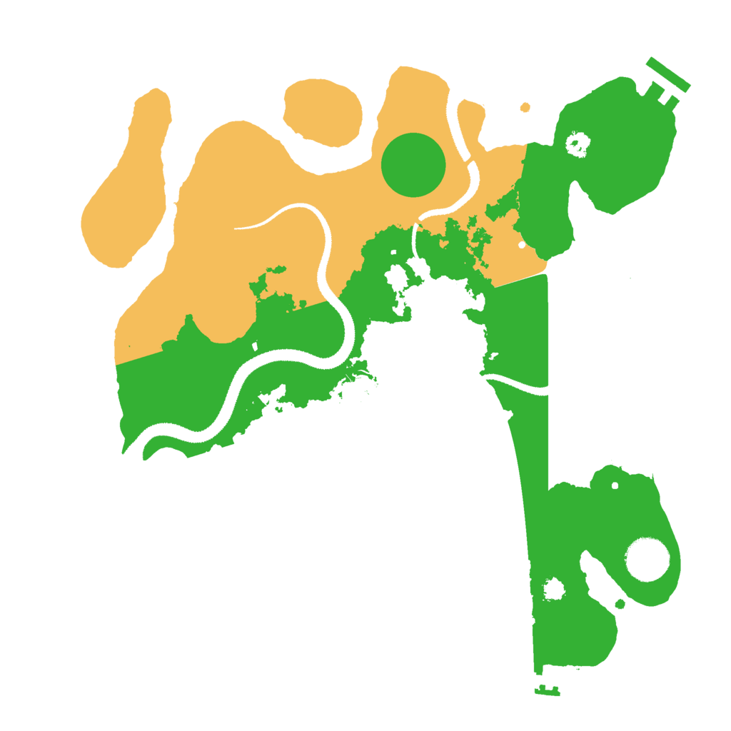 Biome Rust Map: Procedural Map, Size: 3000, Seed: 108313040