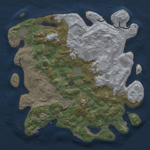 Thumbnail Rust Map: Procedural Map, Size: 4500, Seed: 4800, 18 Monuments