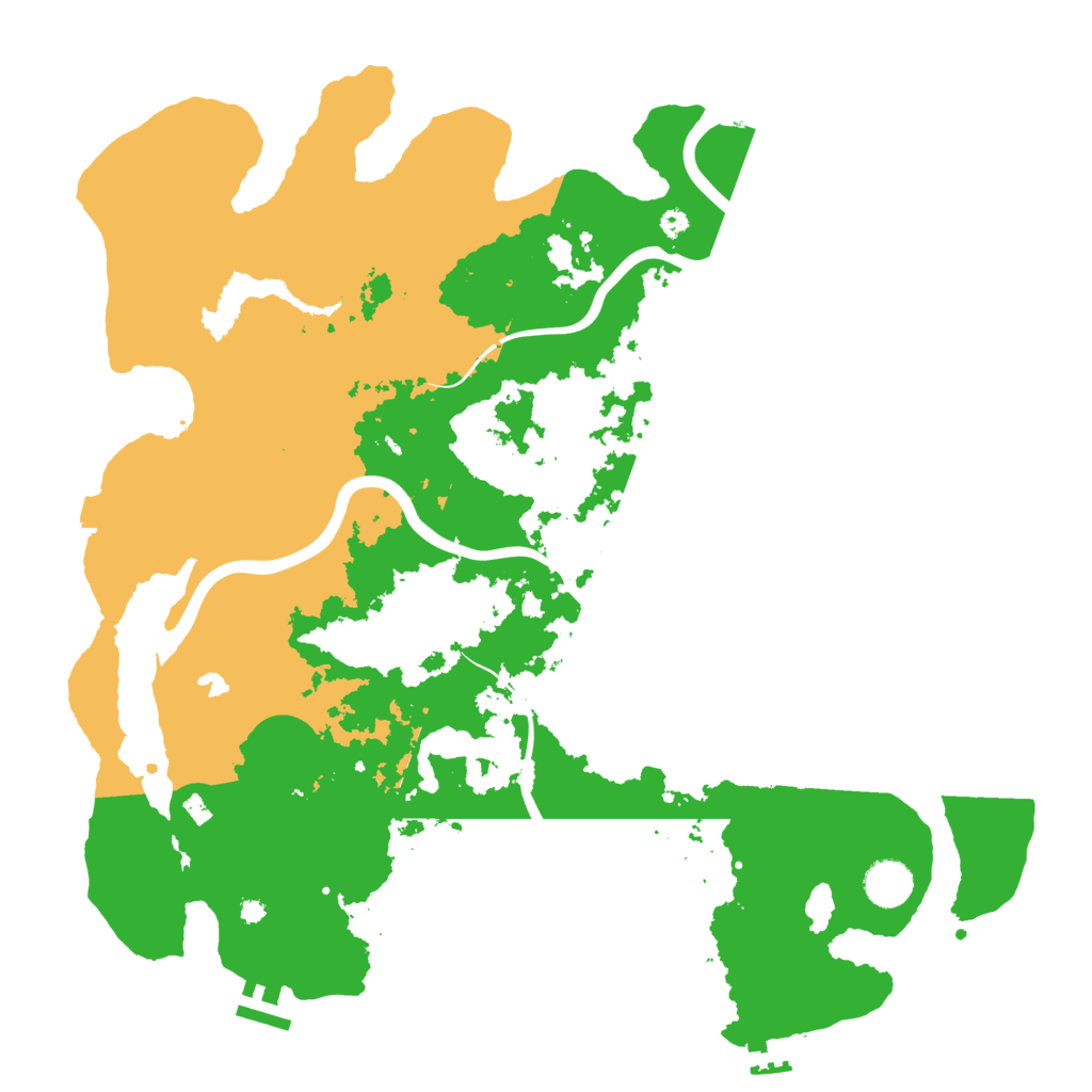 Biome Rust Map: Procedural Map, Size: 4000, Seed: 688999