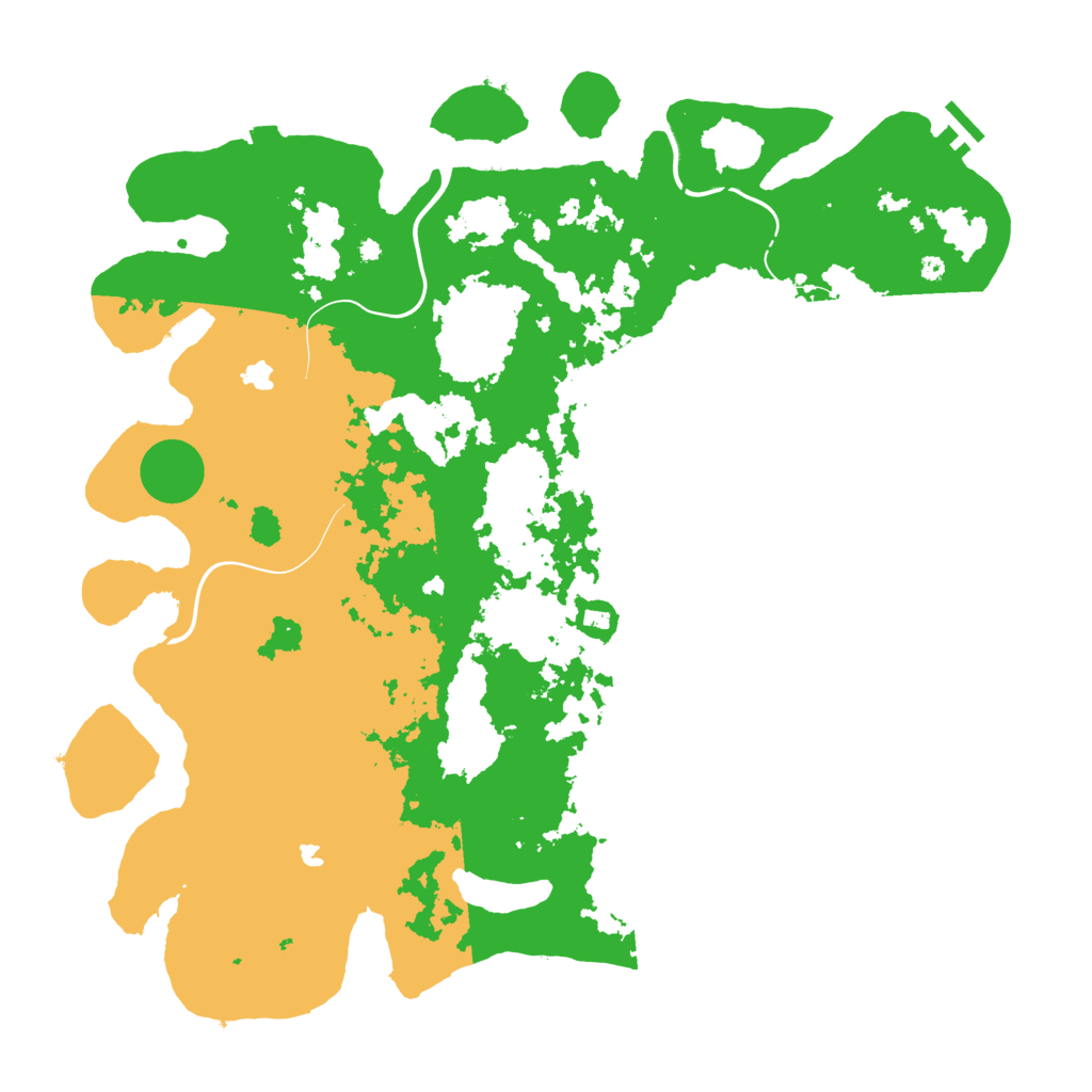 Biome Rust Map: Procedural Map, Size: 4500, Seed: 298525172