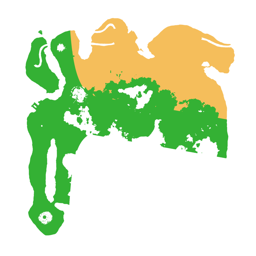 Biome Rust Map: Procedural Map, Size: 3000, Seed: 883983576