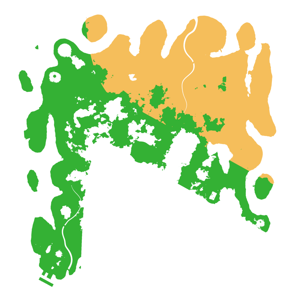 Biome Rust Map: Procedural Map, Size: 4000, Seed: 1378081518