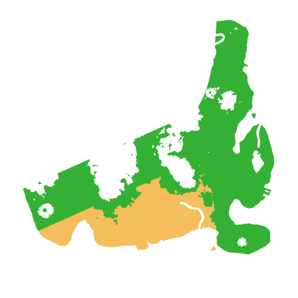 Biome Rust Map: Procedural Map, Size: 3000, Seed: 652158946