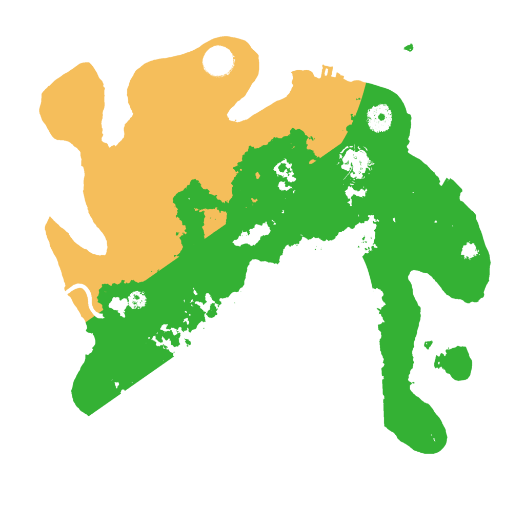 Biome Rust Map: Procedural Map, Size: 3000, Seed: 20130707