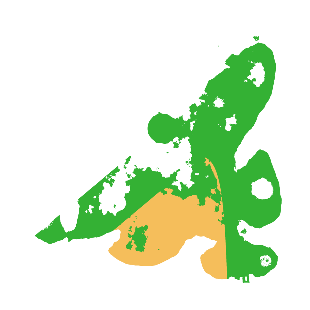 Biome Rust Map: Procedural Map, Size: 2799, Seed: 55555