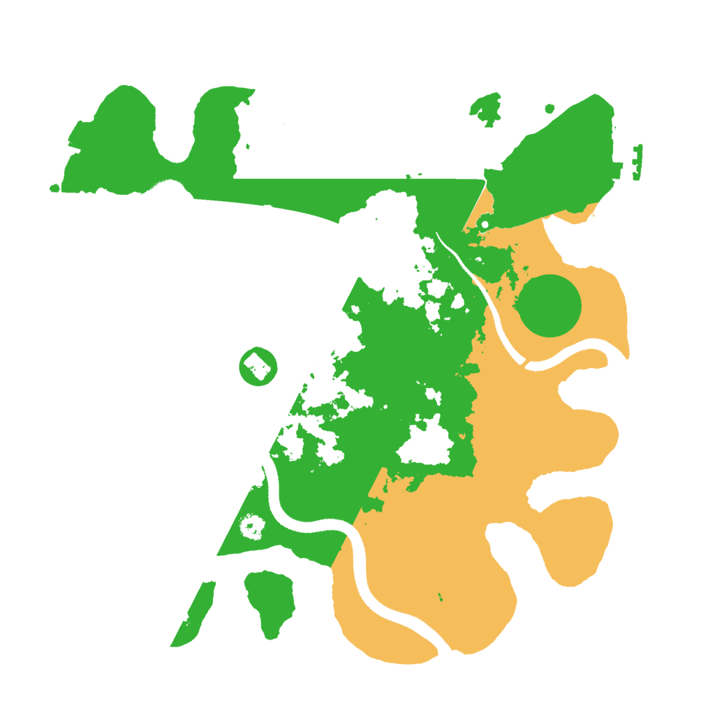Biome Rust Map: Procedural Map, Size: 3000, Seed: 1967642095