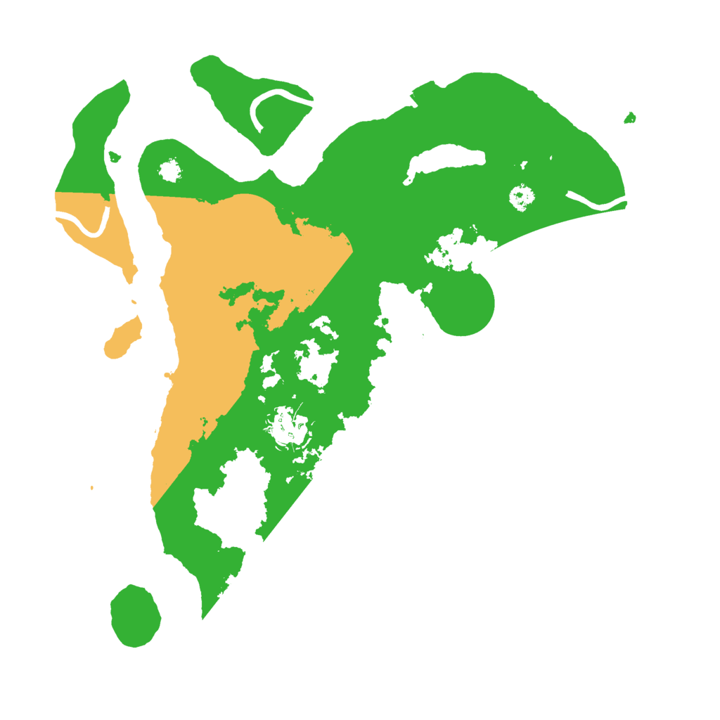 Biome Rust Map: Procedural Map, Size: 3000, Seed: 1318295604