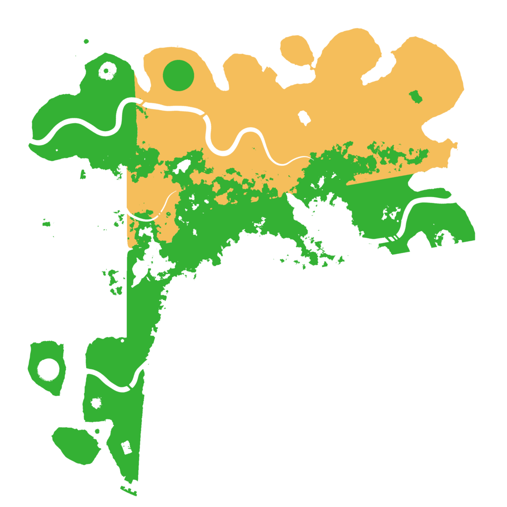 Biome Rust Map: Procedural Map, Size: 4300, Seed: 95359327