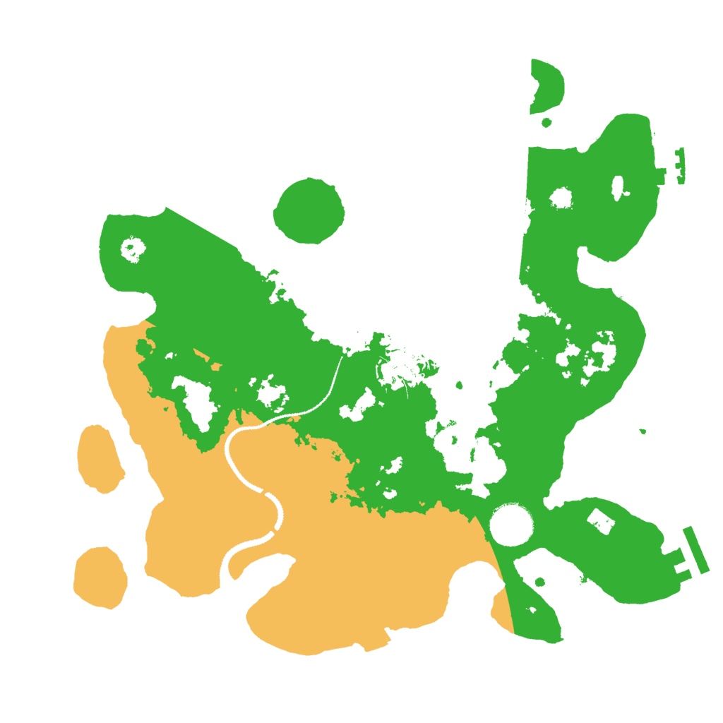 Biome Rust Map: Procedural Map, Size: 3000, Seed: 1165996893