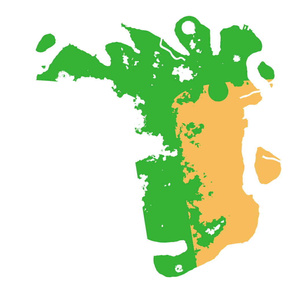 Biome Rust Map: Procedural Map, Size: 3900, Seed: 57788605