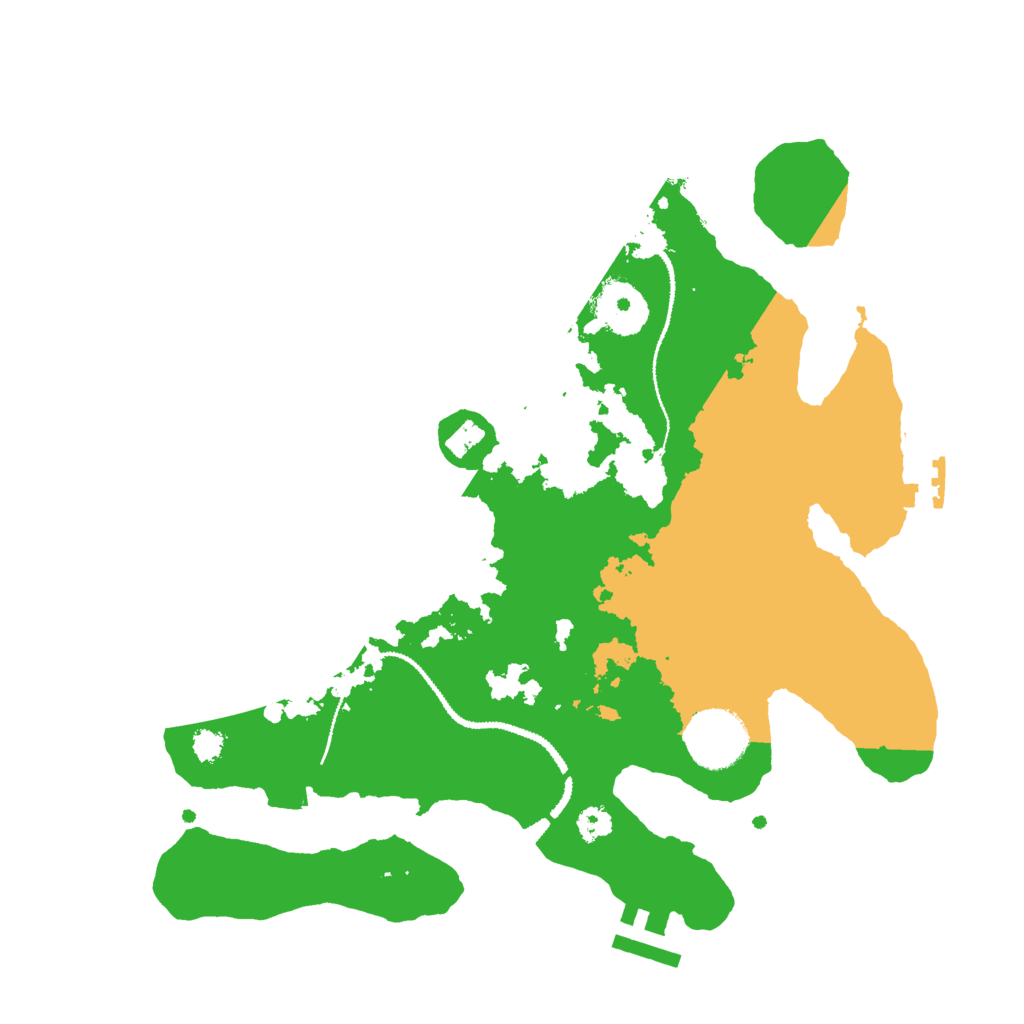 Biome Rust Map: Procedural Map, Size: 3000, Seed: 995068077