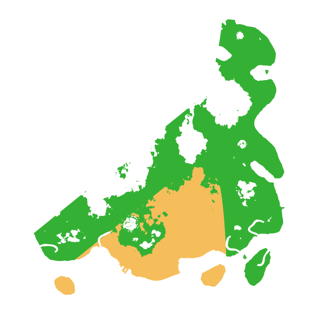 Biome Rust Map: Procedural Map, Size: 3750, Seed: 92890763