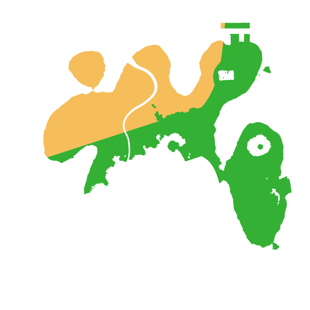 Biome Rust Map: Procedural Map, Size: 2150, Seed: 339000536