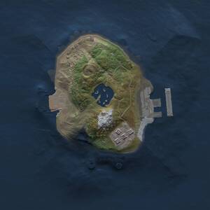Thumbnail Rust Map: Procedural Map, Size: 1500, Seed: 868601973, 4 Monuments