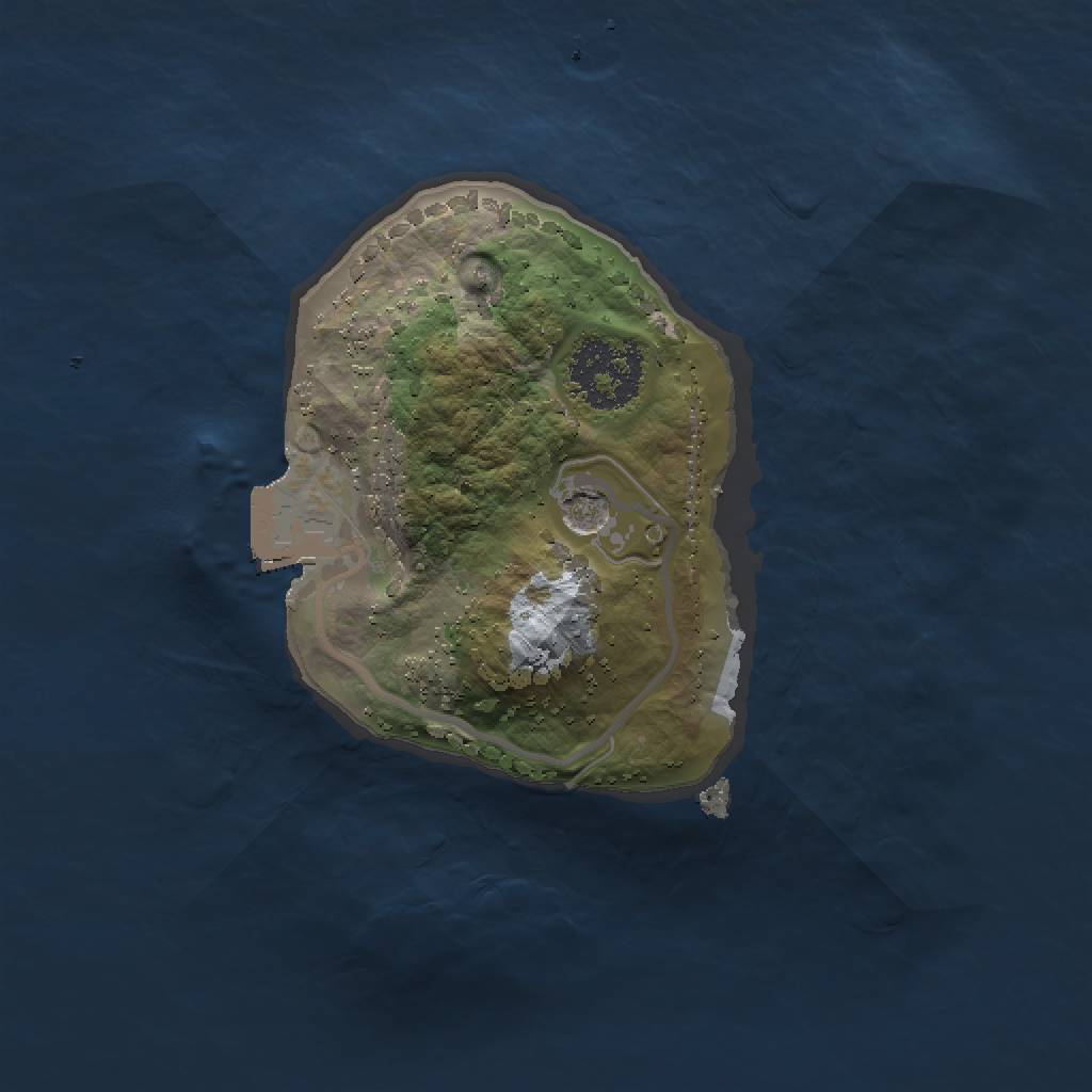 Rust Map: Procedural Map, Size: 1500, Seed: 868601973, 4 Monuments