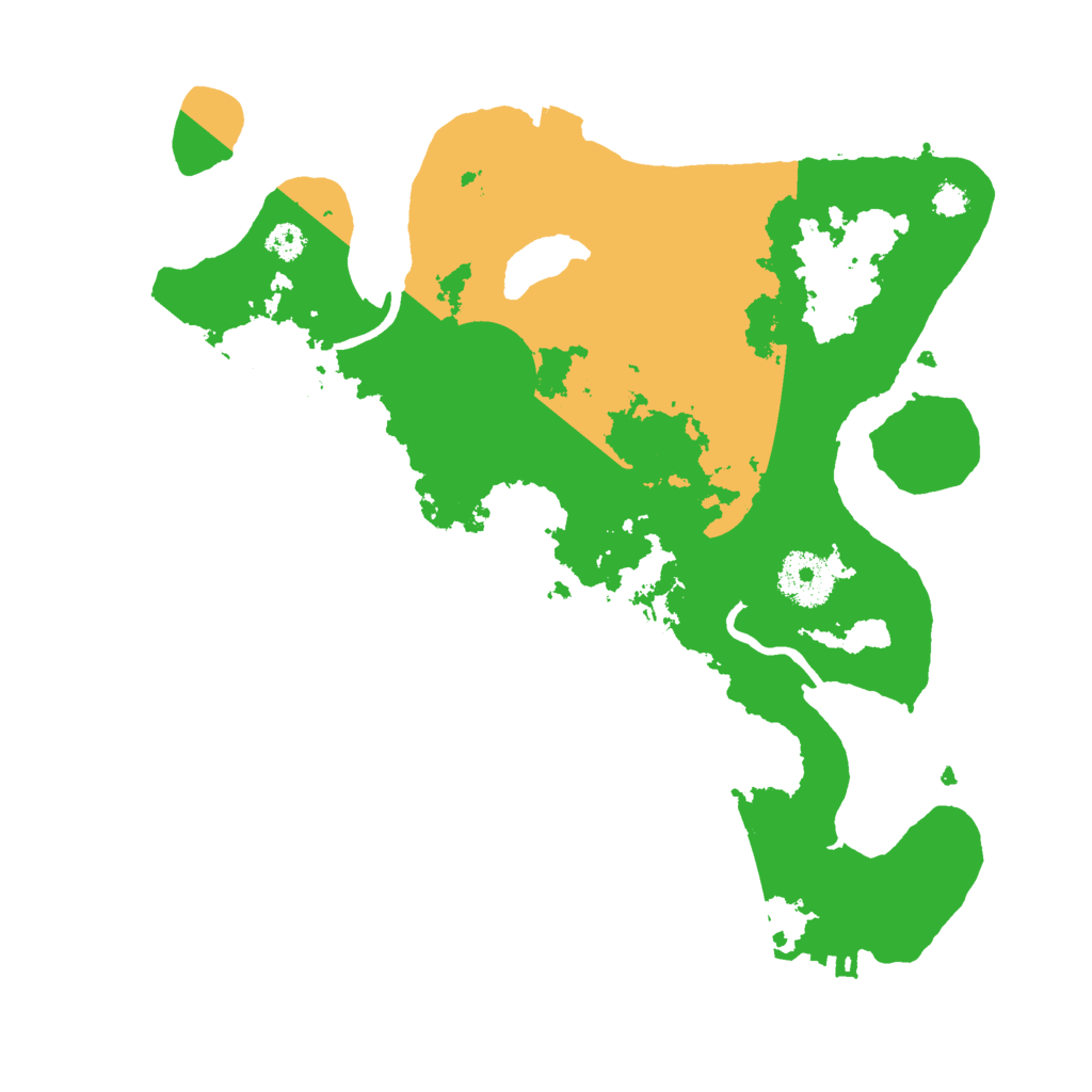 Biome Rust Map: Procedural Map, Size: 3000, Seed: 46283