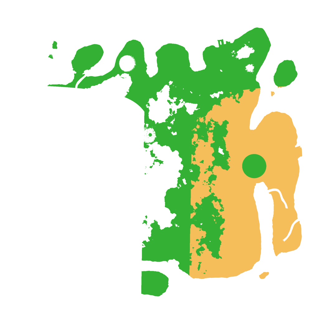 Biome Rust Map: Procedural Map, Size: 3500, Seed: 185903475
