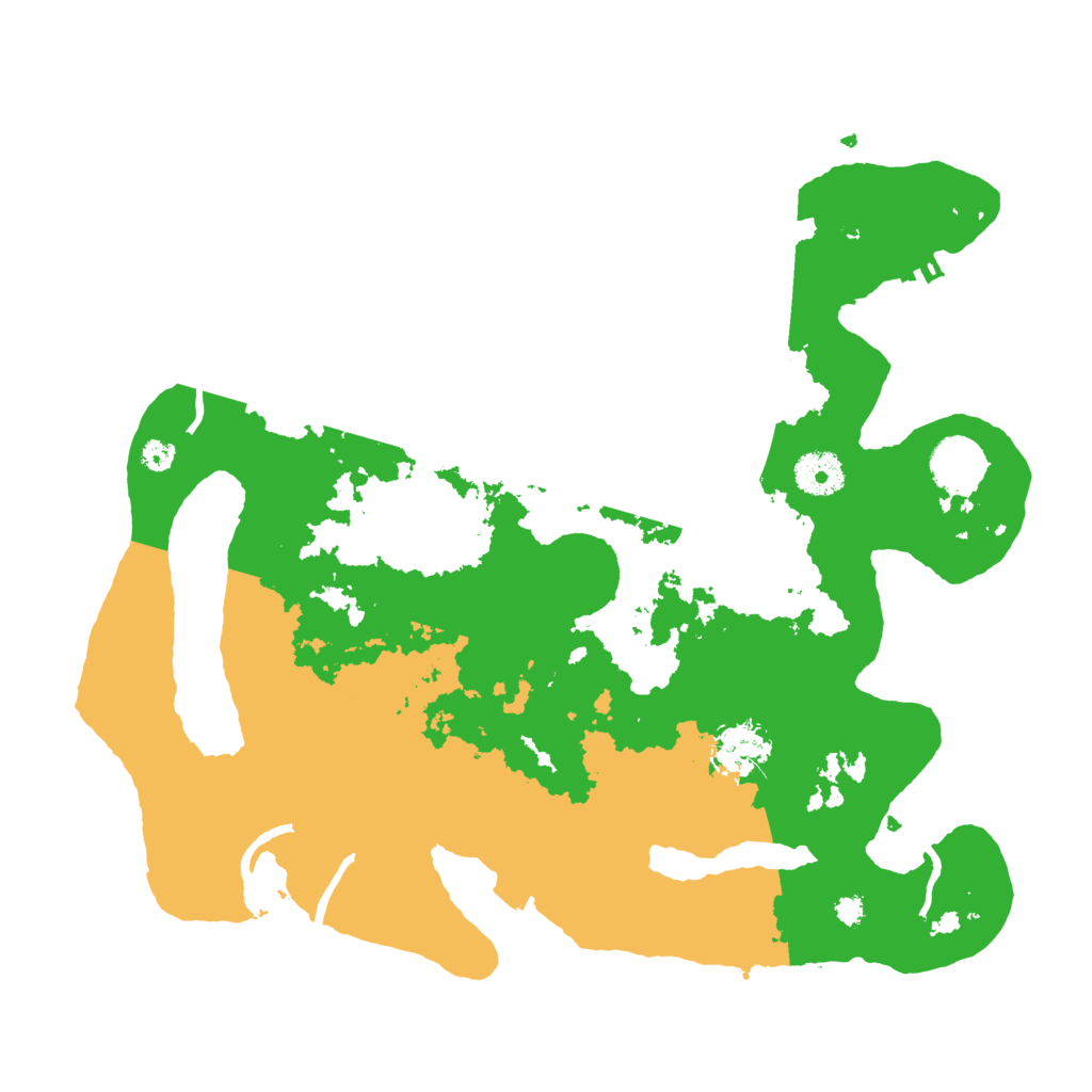 Biome Rust Map: Procedural Map, Size: 3500, Seed: 244