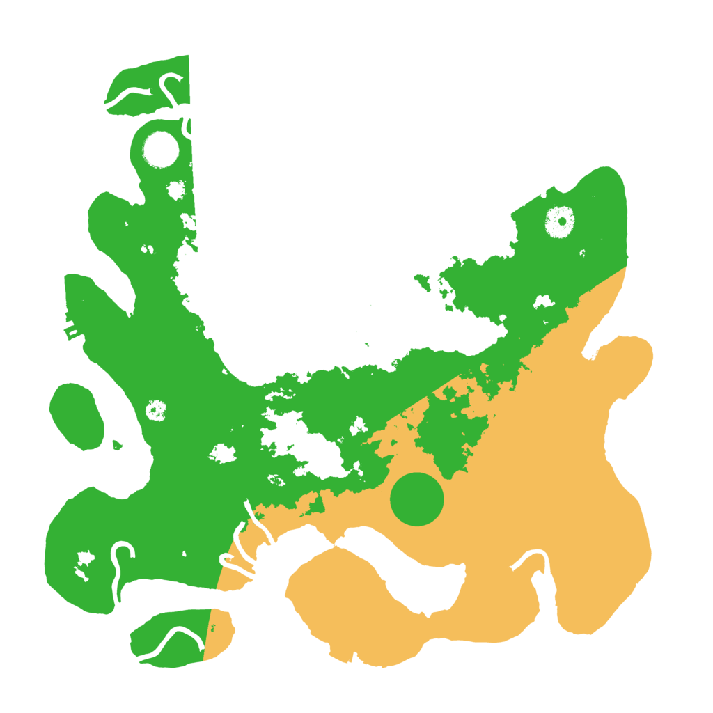 Biome Rust Map: Procedural Map, Size: 3500, Seed: 1710462050
