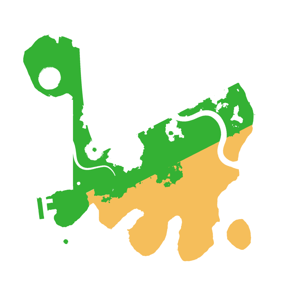 Biome Rust Map: Procedural Map, Size: 2500, Seed: 7816872