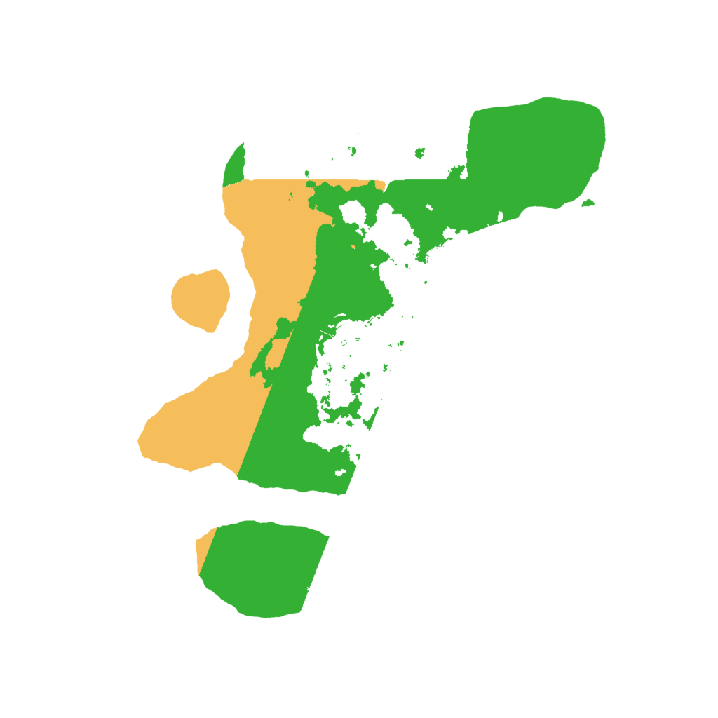 Biome Rust Map: Procedural Map, Size: 2000, Seed: 123453