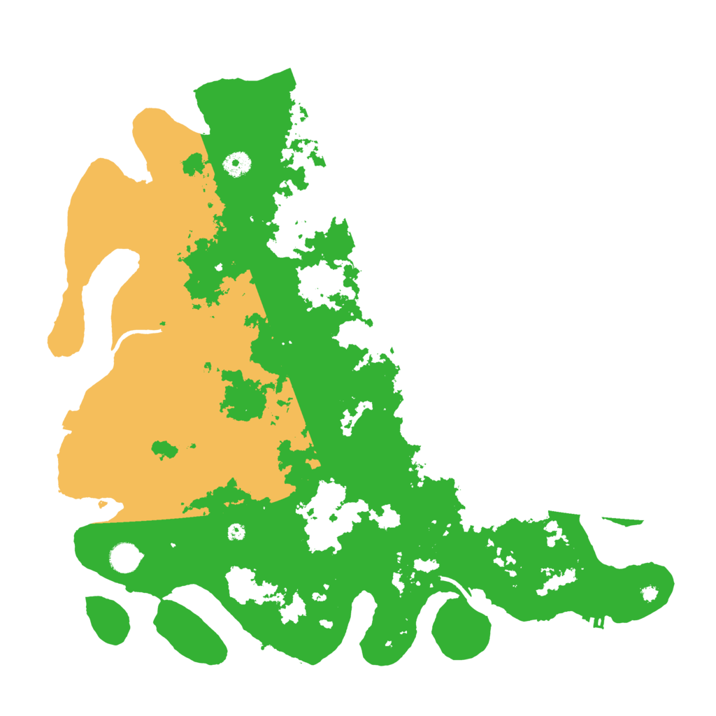 Biome Rust Map: Procedural Map, Size: 4166, Seed: 1356