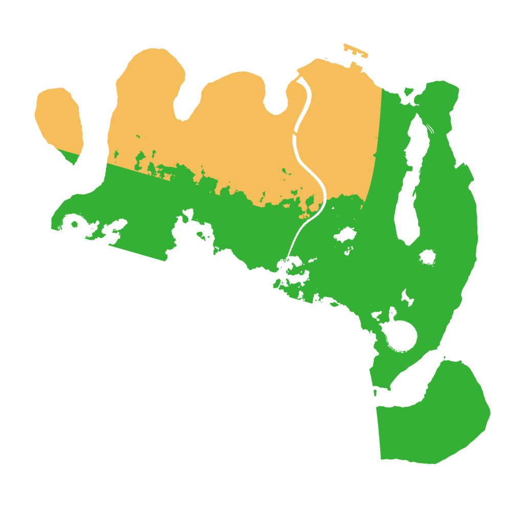 Biome Rust Map: Procedural Map, Size: 3002, Seed: 2147483647