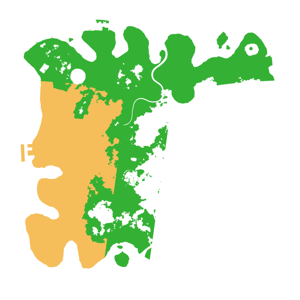 Biome Rust Map: Procedural Map, Size: 3500, Seed: 196218868