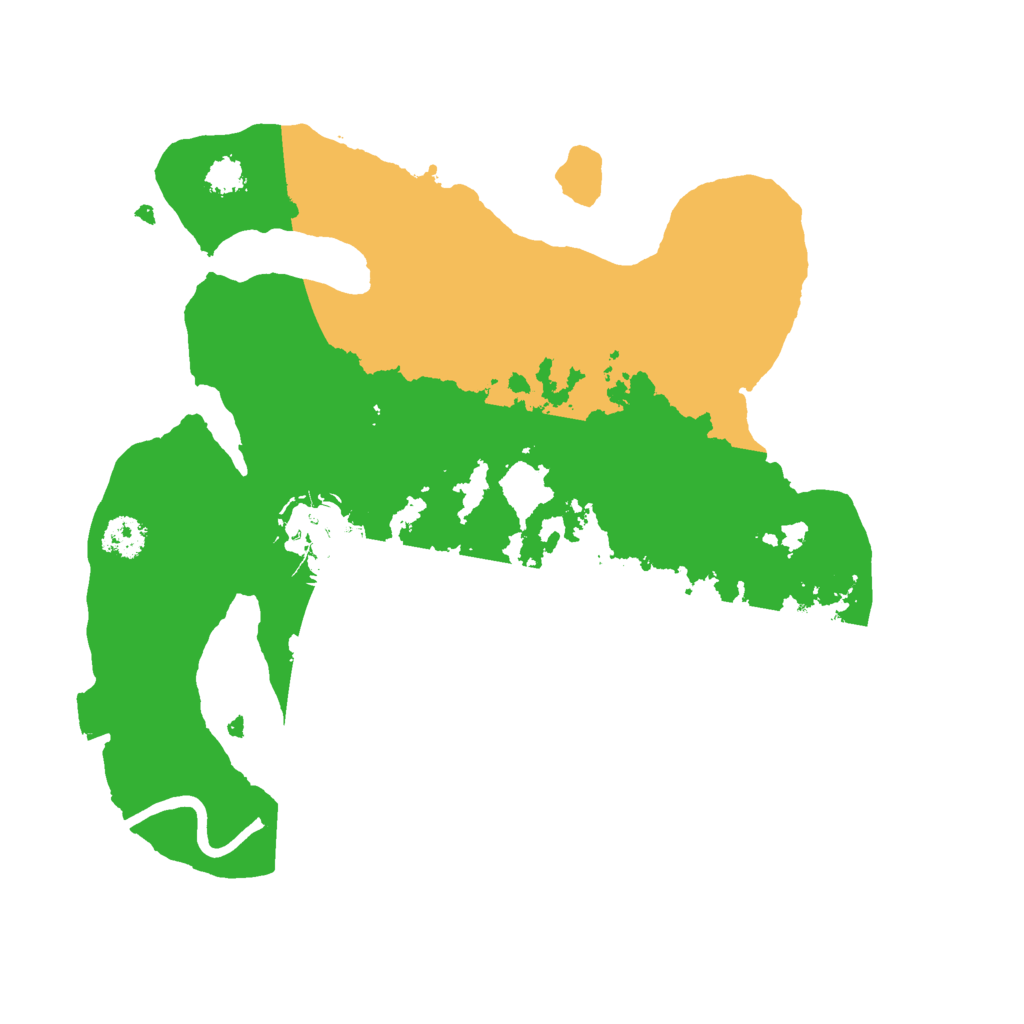 Biome Rust Map: Procedural Map, Size: 2500, Seed: 1359517445