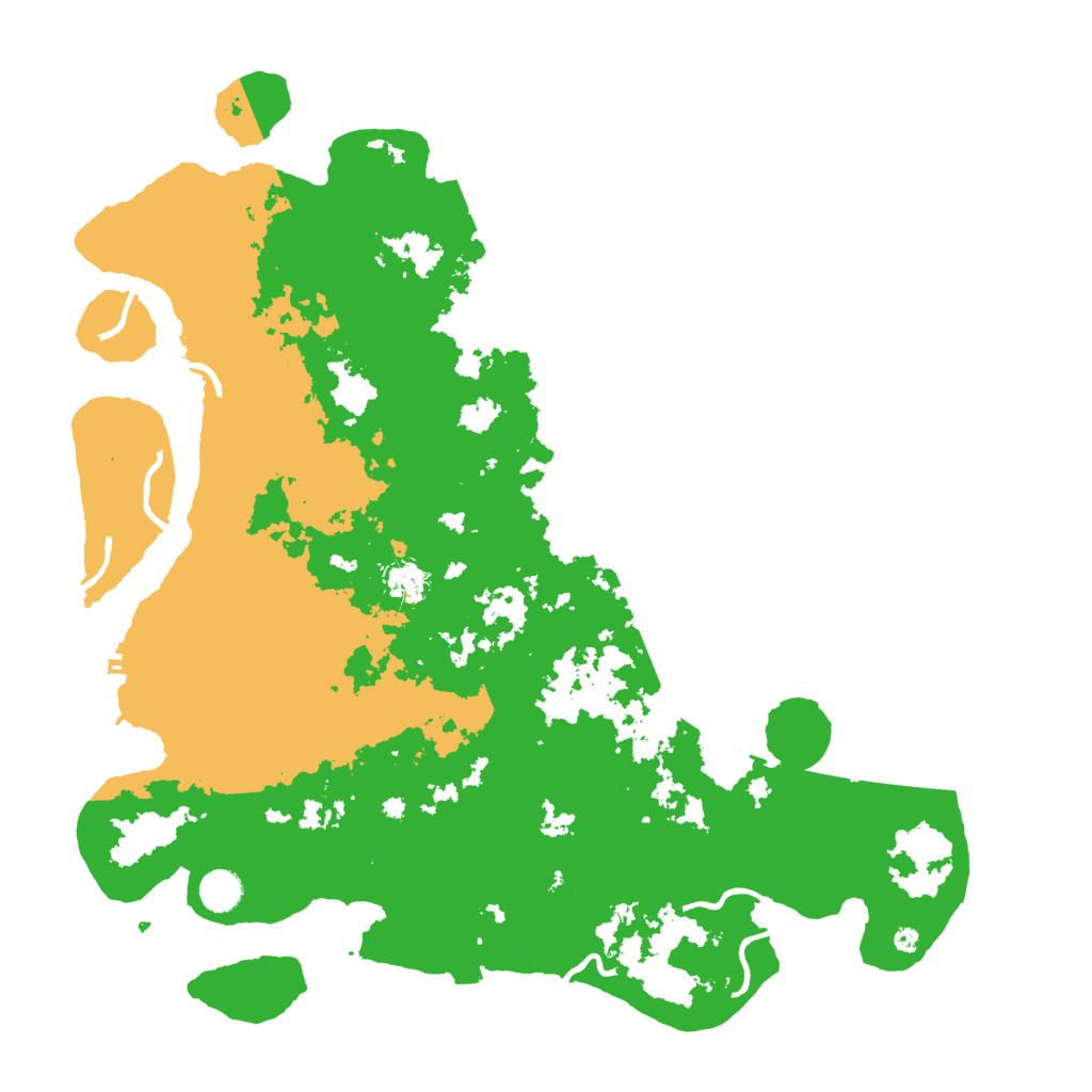 Biome Rust Map: Procedural Map, Size: 4500, Seed: 576847709
