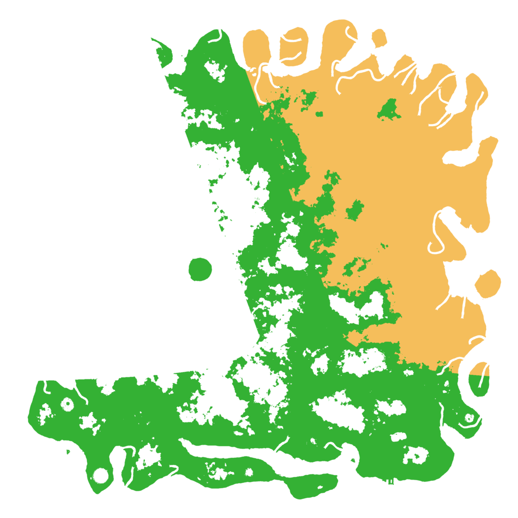 Biome Rust Map: Procedural Map, Size: 6000, Seed: 15360