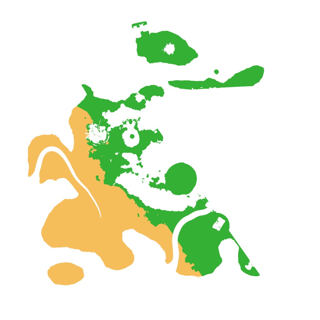 Biome Rust Map: Procedural Map, Size: 2700, Seed: 282782554
