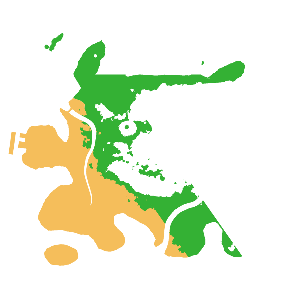 Biome Rust Map: Procedural Map, Size: 2700, Seed: 282782554