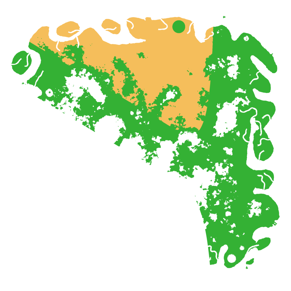 Biome Rust Map: Procedural Map, Size: 6000, Seed: 2307