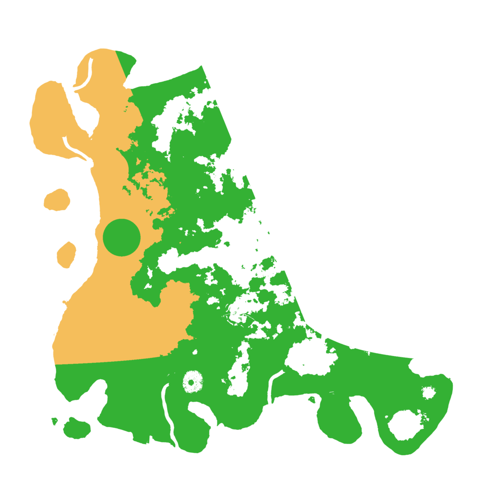 Biome Rust Map: Procedural Map, Size: 3500, Seed: 1991904318