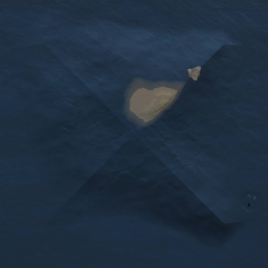 Rust Map: Procedural Map, Size: 1000, Seed: 556551245, 1 Monuments